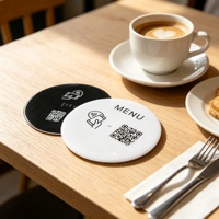 Tarjeta de Regalo Circular de PVC, Programable, sin Contacto, con Chip NFC para Redes Sociales, Resistente al Agua, Personalizada al por Mayor