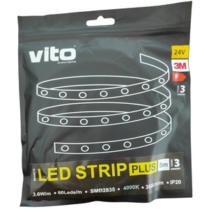 แถบไฟ LED 24V 3.6W IP20 5M 4000K แสงธรรมชาติ - Product Image 2