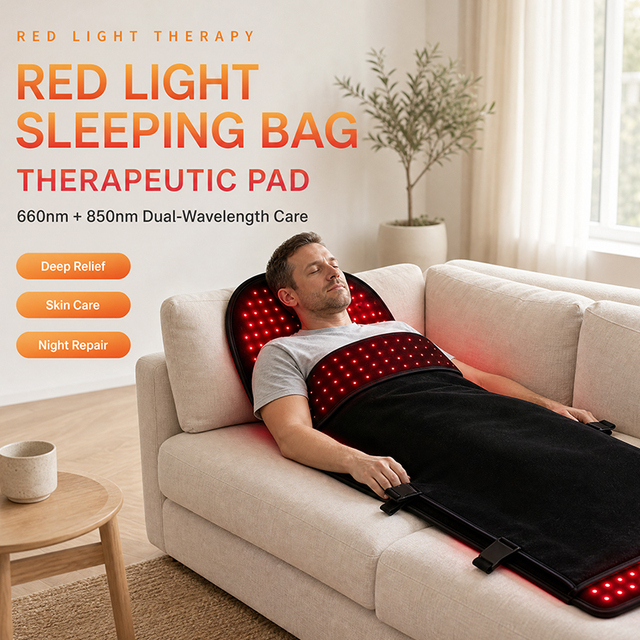 OEM ODM Red Light Therapy Pad Near Infrared Light Therapy Blanket 660nm 850nm Red Light Therapy Mat
