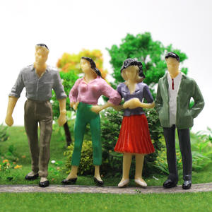 P25 Model <span class=keywords><strong>Train</strong></span> Railway Accessori 1:25G Scala In Piedi Seduti Persone Figure Dipinte - Product Image 5