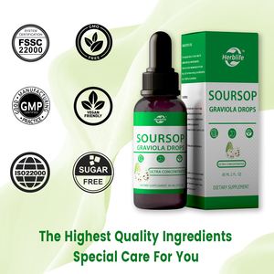 Haccp OEM ODM Gouttes liquides de corossol bio, extrait de corossol pur biologique pour un antioxydant naturel - Product Image 3