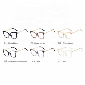 Gafas de Sol de Moda Retro con Logotipo Personalizado TR90, Gafas de Sol Extra Grandes Blancas y Negras para Mujer, Monturas de Gafas con Protección Anti-luz Azul para Mujer - Product Image 6