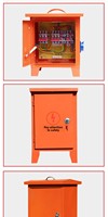 Boîte de distribution industrielle extérieure étanche et antidéflagrante pour chantier, armoire de distribution temporaire à trois niveaux