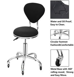 Taburete de salón de belleza para el cabello, silla de Bar con rueda de polea, elevador rotativo, de <span class=keywords><strong>laboratorio</strong></span>, venta al por mayor - Product Image 2