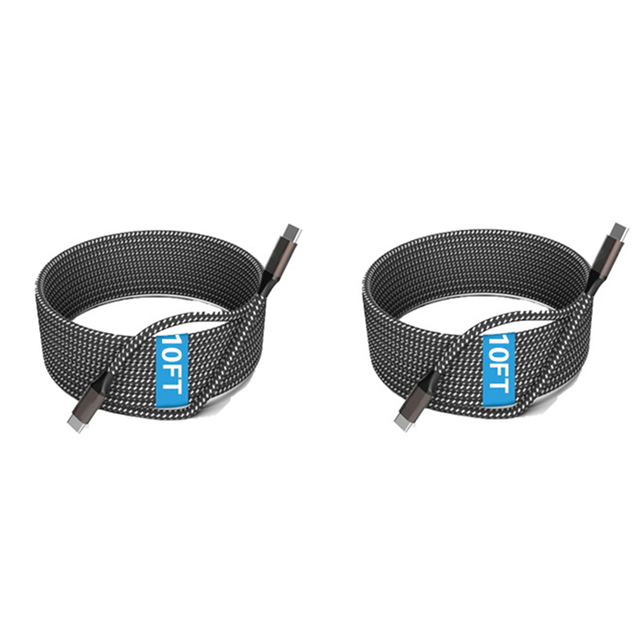 3ft 6ft 10ft Nylon Braided 100W 6A 5A Fast Charging Usb C to Usb Type C Cable for Samsung For iPhone 15 16 PD Cable