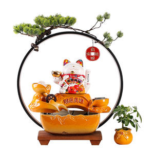 <span class=keywords><strong>Fontaine</strong></span> d'eau d'intérieur 2024 avec aquarium et cascade à refoulement, éclairage LED, pour décoration de bureau et maison, brûleur d'<span class=keywords><strong>encens</strong></span> - Product Image 5