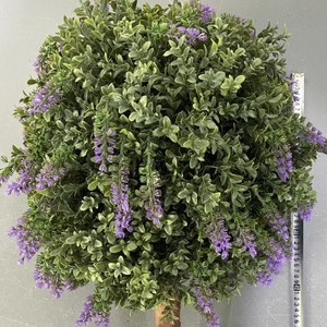 Para Amazon Olivo <span class=keywords><strong>Artificial</strong></span> Bonsai Bola de plástico verde en maceta Decoración interior/exterior Venta al por mayor para porche Patio Boj - Product Image 4