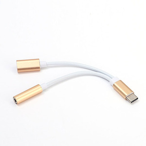 <span class=keywords><strong>2</strong></span>ใน1 USB Type C Splitter Adapter Type C ที่ชาร์จโทรศัพท์ & 3.5MM <span class=keywords><strong>หัว</strong></span>เสียง - Product Image 3