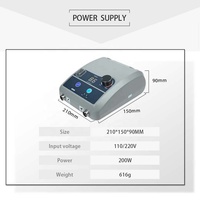Micromoteur de laboratoire dentaire OEM 2028J 60000 tr/min sans balais pour prothèses dentaires, fausses dents, gravure de bijoux en acrylique, machine à sculpter le bois et le jade CM