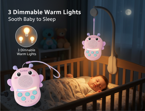 Máquina <span class=keywords><strong>de</strong></span> Sonido Blanco para Dormir Bebés, Color Morado, con Luz Nocturna, Batería Recargable, Proveedor OEM - Product Image 6