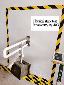 Tay Vịn Bồn Cầu Gắn Tường Bằng Nhựa ABS + Inox Chống Trượt Có Thể Gập Lại Tay Vịn Phòng Vệ Sinh An Toàn Vô Hiệu Hóa - Product Image 5