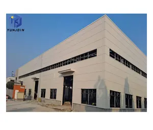 Yunjoin conception libre atelier de Structure en acier préfabriqué hangar de bâtiment en métal d'entrepôt Production professionnelle