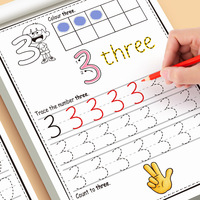 Cahier d'exercices éducatifs pour enfants : Apprentissage des nombres, traçage et écriture, avec certificat CE CPC pour la maternelle