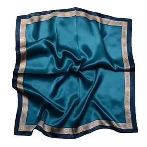 wholesale silk scarf western 53*53cm ladies luxurious silk scarf
