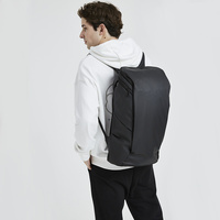 GF Sac à dos quotidien étanche pour ordinateur portable Grande capacité Durable Multi-Fonctionnel Protection de la colonne vertébrale Géométrique Simple Plusieurs poches