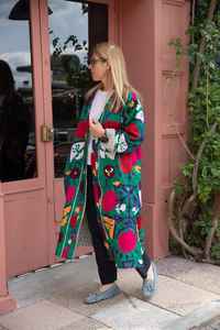 เสื้อโค้ทฤดูหนาวแบบมีกระดุม  บุผ้าฝ้ายอย่างดี  ทรงยาว  แขนยาว  ดีไซน์เก๋  ขายดี  สำหรับผู้หญิง  ให้ความอบอุ่น  เป็นมิตรกับสิ่งแวดล้อม - Product Image 3