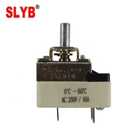 Thermostat capillaire de chauffage pour incubateur d'œufs, chauffe-eau à gaz et four, avec bouton de commande en fer et plastique, fil de 750 mm, AC220V, 0-60 degrés, garantie 1 an