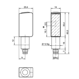 Sensor Láser Difuso Original Nuevo MT-Leuze ODT53CL1-2M/L6-M8 50155120 con Medición de 2m IO-Link en Stock - Product Image 2