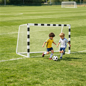 <span class=keywords><strong>But</strong></span> <span class=keywords><strong>de</strong></span> football <span class=keywords><strong>3M</strong></span> HD robuste avec cadre en acier 300x200cm, filet en polyester pliable pour entraînement, jardin et club - Product Image 3