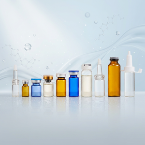 Custom 3ml 5ml 7ml 8ml 10ml Small Mini Ampoule Vials Bottle Medical <b>Glass</b> with Silicone Rolling Mouth <b>Glass</b> Bottle - Product Image 1