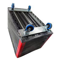 Boîtier d'écran LED à double couche antichoc avec ceinture de verrouillage en PE, 500*500-500*1000mm, utilisé pour la protection du transport