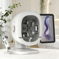 Analyseur de peau 3D AI haut de gamme, appareil de bureau professionnel, analyse de l'acné, de la pigmentation, des rides et de l'hydratation, compatible Wi-Fi, 15,6 pouces