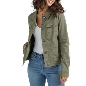 Chaqueta Vaquera de Moda para Mujer, Invierno 2024, Manga Larga, Holgada, con Botones y Perlas, Estilo Casual, Proveedor de Bangladesh, Algodón - Product Image 6