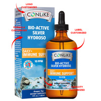 Vente en gros de gouttes liquides d'hydrosol actif de vitamine à marque privée, extrait végétal de qualité alimentaire pour le soutien immunitaire
