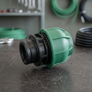 Raccord de compression femelle 20*3/4 en matériau PP vierge SAP pour tuyaux PE/HDPE pour l'alimentation en eau, le drainage et l'agriculture - Product Image 2