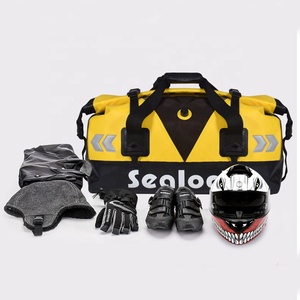 <span class=keywords><strong>Alforjas</strong></span> de equipaje de motocicleta impermeables de PVC de 55L personalizables, bolsa seca de cola reflectante, bolsa de almacenamiento de casco para exteriores de <span class=keywords><strong>aluminio</strong></span> - Product Image 6