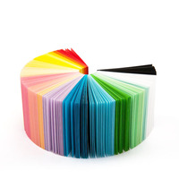 Papeterie scolaire en gros, plusieurs couleurs, papier décalé Kawaii, ensemble de Notes autocollantes