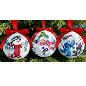 Adornos Navideños de Espuma para Árbol de Navidad, Hechos a Mano, de Lujo, de Alta Calidad, Ecológicos, Resistentes a los Golpes, con Diseño de Muñeco de Nieve, Marca Shunyuan - Product Image 1