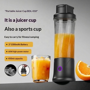 Nouveau <span class=keywords><strong>mixeur</strong></span> portable rechargeable par USB, presse-agrumes <span class=keywords><strong>sans</strong></span> fil automatique, mini broyeur de glace, presse-<span class=keywords><strong>fruits</strong></span> et légumes pour la maison et les voyages - Product Image 2