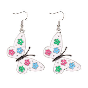 Pendientes con forma de cesta de huevos de Pascua, de metal, hechos a mano, regalo de vacaciones de primavera para mujeres y adultos - Product Image 4