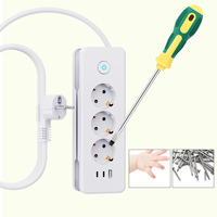 Logo personnalisé vente en gros prise électrique multi-extension PD20W chargeur 3 prises multiprise avec interrupteur