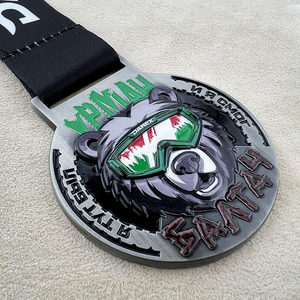 Antiguo oro plata bronce 3D personalizado fundido a presión esmalte suave UV chapado Rusia cerveza premios de Honor medalla artesanía de Metal personalizada - Product Image 3