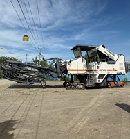 Fraiseuse à froid Wirtgen W1900 d'occasion, d'origine allemande, 2m, pour la construction routière, finisseur d'asphalte