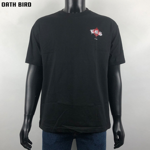 T-shirt Unisex Personalizzata 100% Cotone Premium 210gsm, Stampa Logo Personalizzata, Etichetta, T-shirt Girocollo da Uomo Liscia e Neutra - Product Image 4