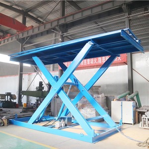 4.5m 3.5ton faible coût 5000kg <span class=keywords><strong>garage</strong></span> hydraulique souterrain atelier stationnaire rotatif <span class=keywords><strong>voiture</strong></span> ciseaux table élévatrice à <span class=keywords><strong>vendre</strong></span> - Product Image 2