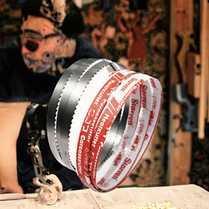 Lame de scie à ruban industrielle Starrett en acier rapide de 1650 mm pour la découpe de viande/poisson/os, 4 <span class=keywords><strong>TPI</strong></span> - Product Image 3