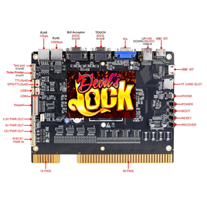 Carte de jeu verticale Devil Lock pour jeux d'adresse, carte PCB de jeu d'adresse standard, prix usine pour machine de jeu d'arcade à monnayeur - Product Image 5