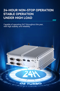 Hot-bán Win10 win11 nhúng nhôm máy tính để bàn PC 8G 128G Intel 8250u 10310u không quạt công nghiệp Mini PC chống bụi RJ45 LAN - Product Image 3