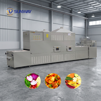 Industriële magnetron droogmachine voor fruit en groenten voor voedselverwerkende fabrikanten