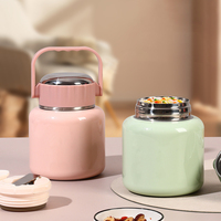 Thermos alimentaire de luxe anti-fuite en acier inoxydable 316, conteneur alimentaire isolé sous vide pour enfants et adultes