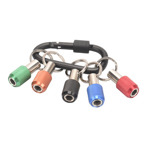 Juego combinado transfronterizo de llaveros de colores, herramientas de almacenamiento, adaptador de liberación rápida para puntas de destornillador de vástago hexagonal y vasos - Product Image 1