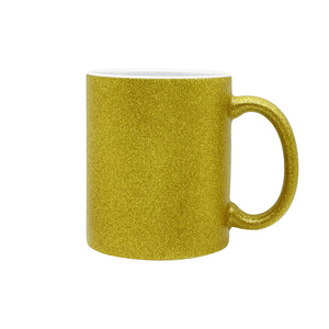 Glitter Ceramic Mug Solid Color Sublimation Mug Heat Transfer Coffee <b>Cup</b> Party Gift <b>Set</b> Single Piece 11 Oz - Product Image 5