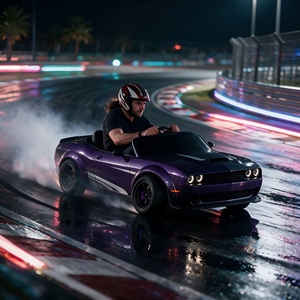 Electric Retro Muscle Go Kart 2500W 72V Lead Acid Battery 50km H Top <b>Speed</b> Custom <b>Paint</b> Job Factory Direct Wholesale - Product Image 4