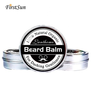 Precio de fábrica 100% bálsamo de barba orgánico natural acondicionador de barba sin enjuague set de barba de cera - Product Image 3