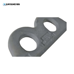 Plaque de fixation double œil personnalisable, soudable en usine pour la connexion de tendeurs et de barres de fixation, pièces de conteneurs - Product Image 6