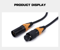 Câble de micro XLR femelle vers double XLR mâle en Y avec gaine en PVC et blindage tressé, résolution 1080p
